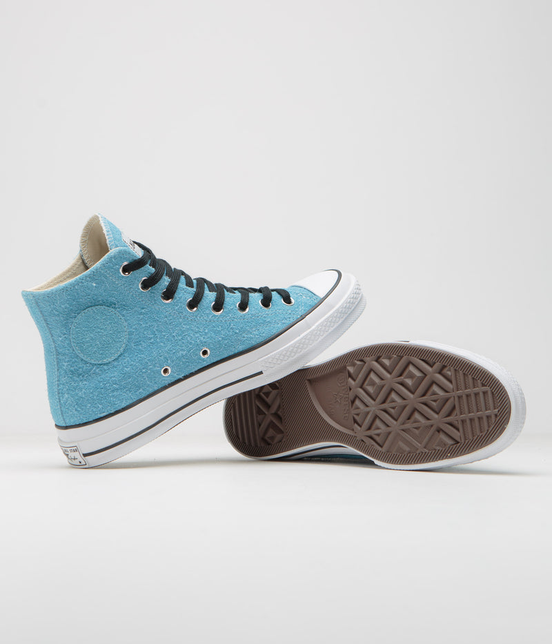 Converse x Stussy Chuck 70 Hi Shoes in Sky Blue