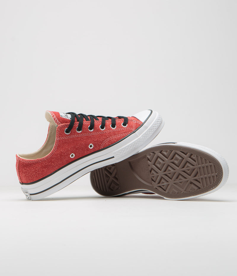 Converse x Stussy Chuck 70 Ox Shoes in Poppy Red