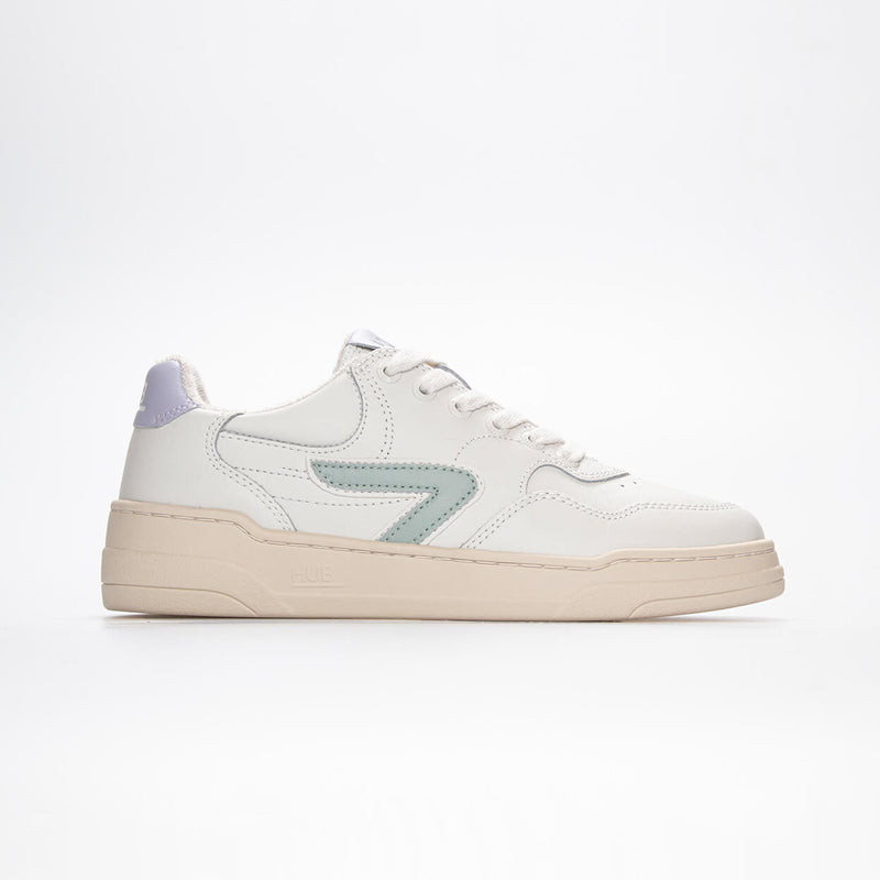 HUB Court | Off White/Cucumber/Lilac | Women