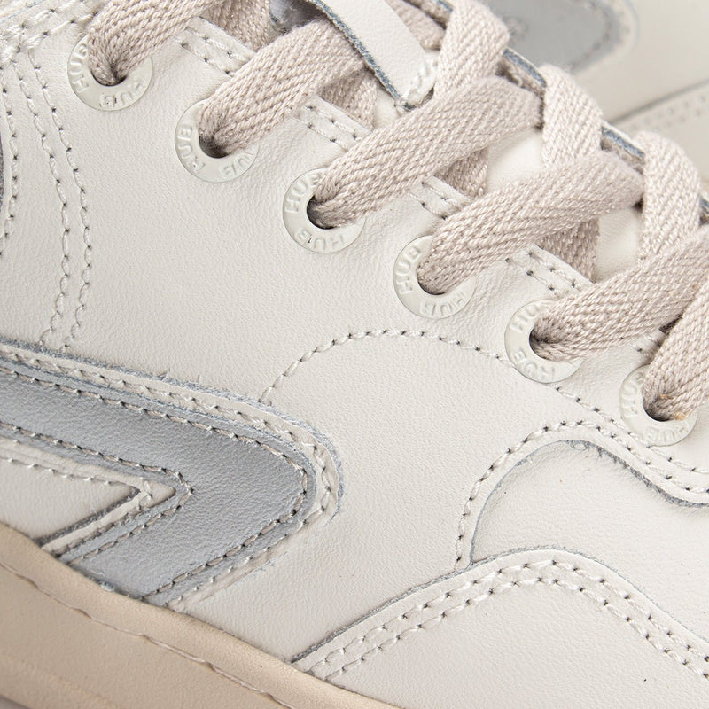 HUB Court | Off White/Dull Silver | Women
