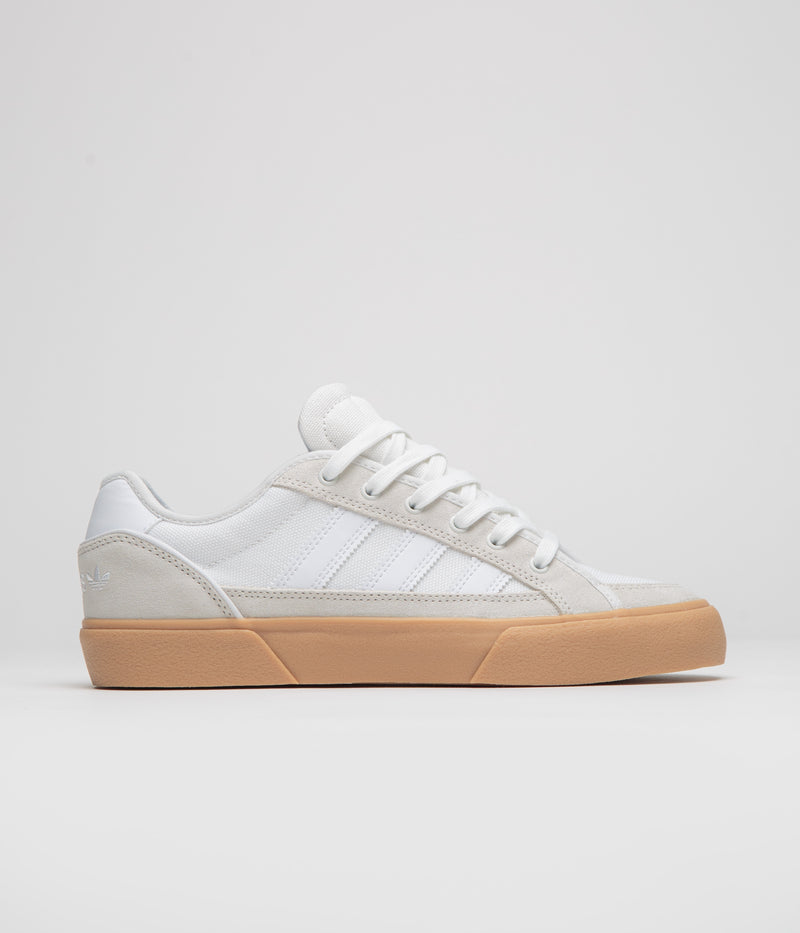 Adidas Court TNS Premiere Shoes in Crystal White and FWTR White / Gum 3