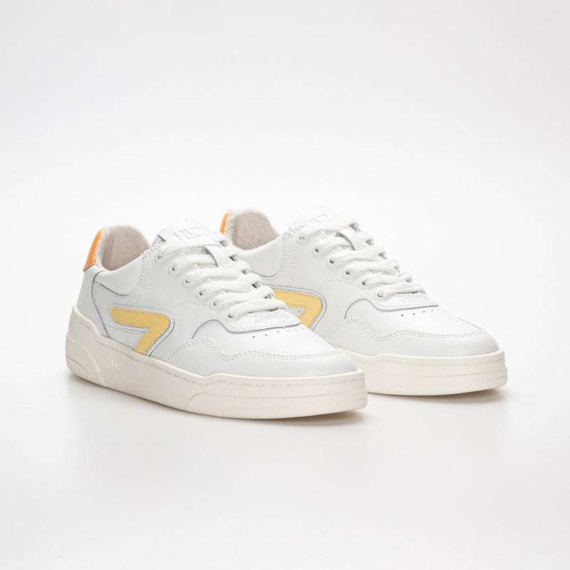 HUB Court | White/Sun Yellow/Papaya | Women