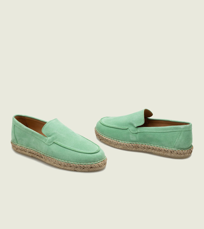 Seafoam Green Suede
