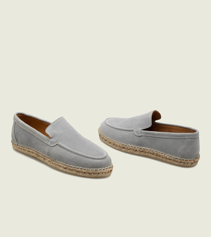 Light Gray Suede