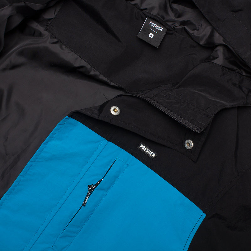 Premier Crescent Parka Black / Blue