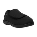 Men's Propet Slippers in Black Stretch. Sku: M0202B-BLK5E