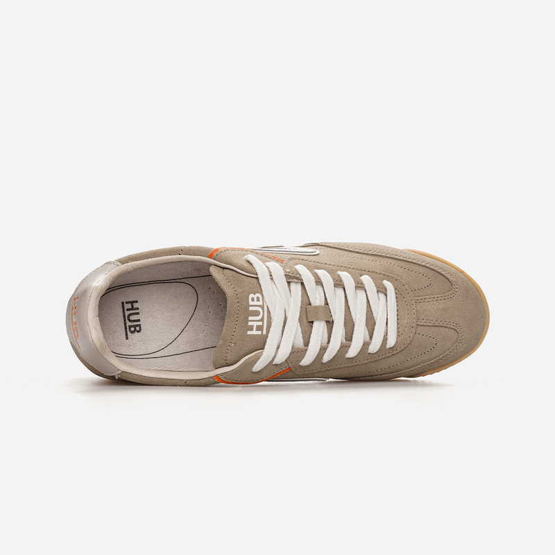 HUB Dayton | Almond Brown/Light Bone/Hub Orange | Men