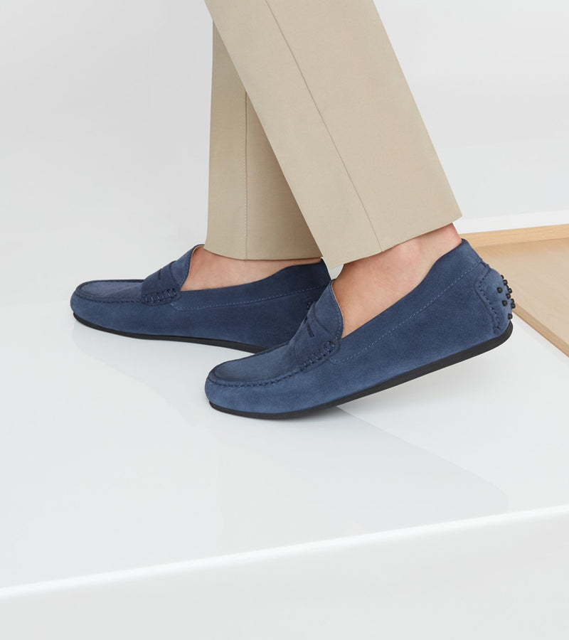Blue Steel Suede