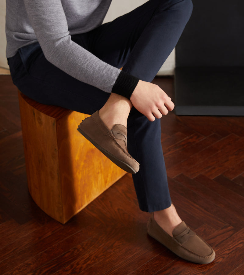 Taupe Suede