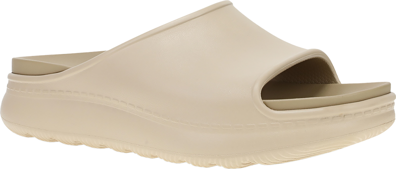 Quarter turn view Women's Dansko Footwear style name Devyn in color SAND MLDED. Sku: 7901031800