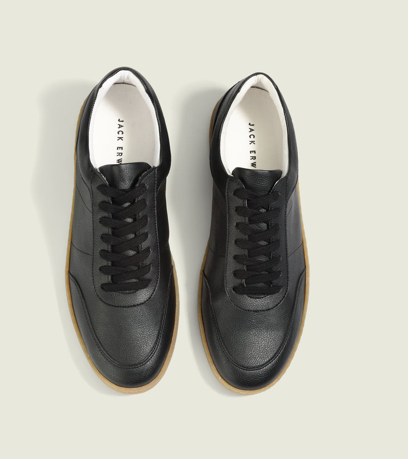 Black Vegan Leather