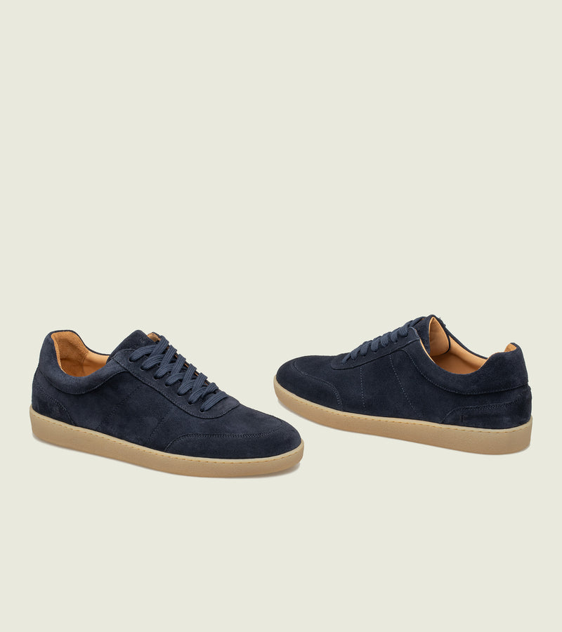 Navy Suede