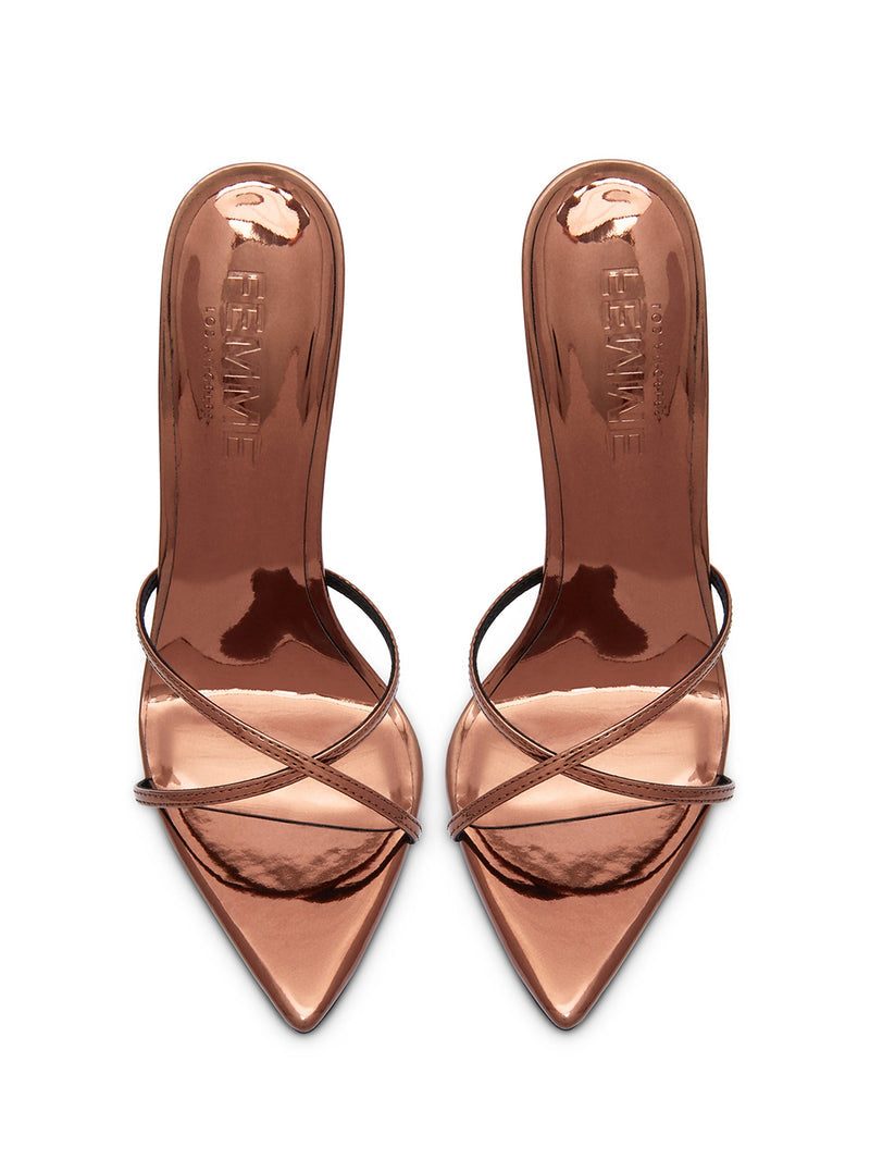 Donatella Mule - Glazed Choco - FEMME LA
