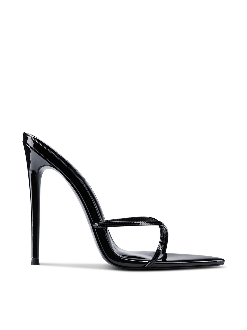 Donatella Mule - Glazed Noir - FEMME LA