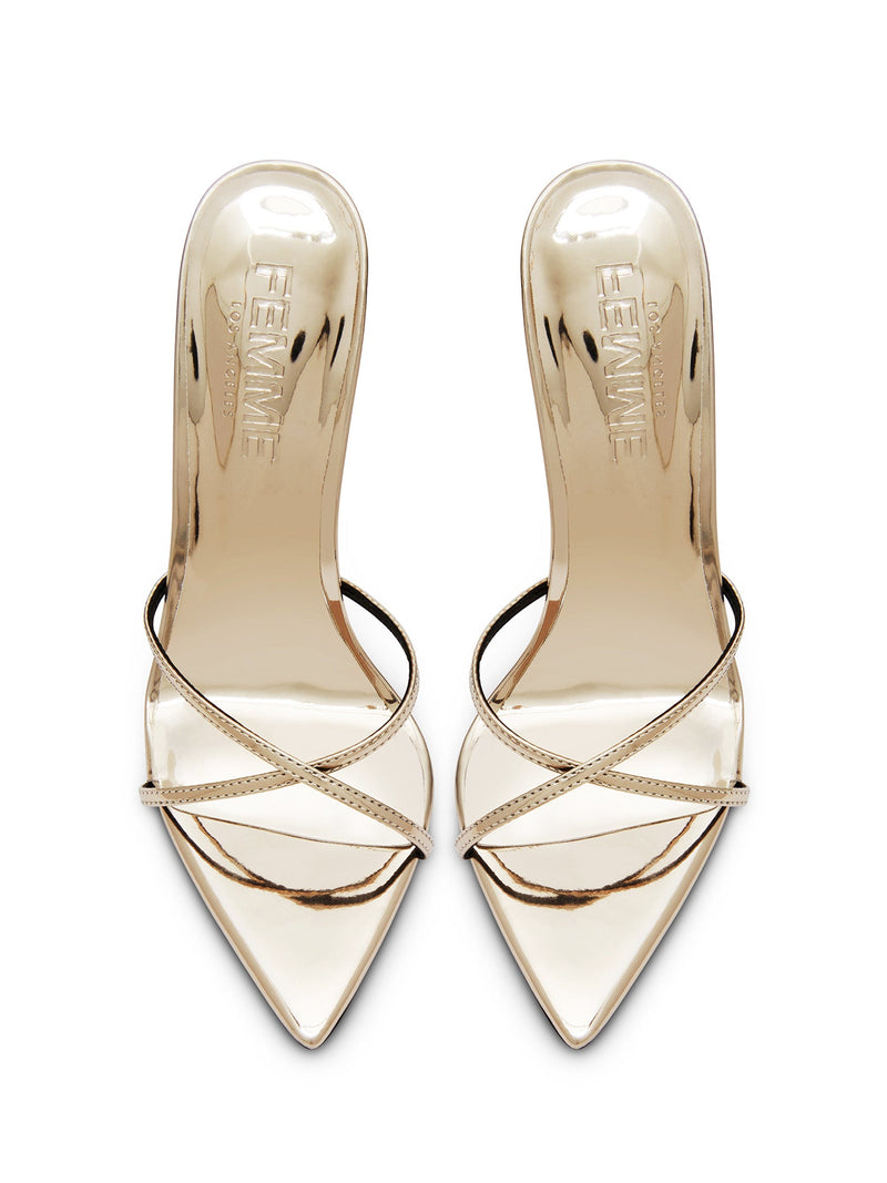 Donatella Mule - Rose Gold - FEMME LA