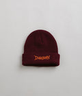 Dungeon Logo Beanie in Burgundy