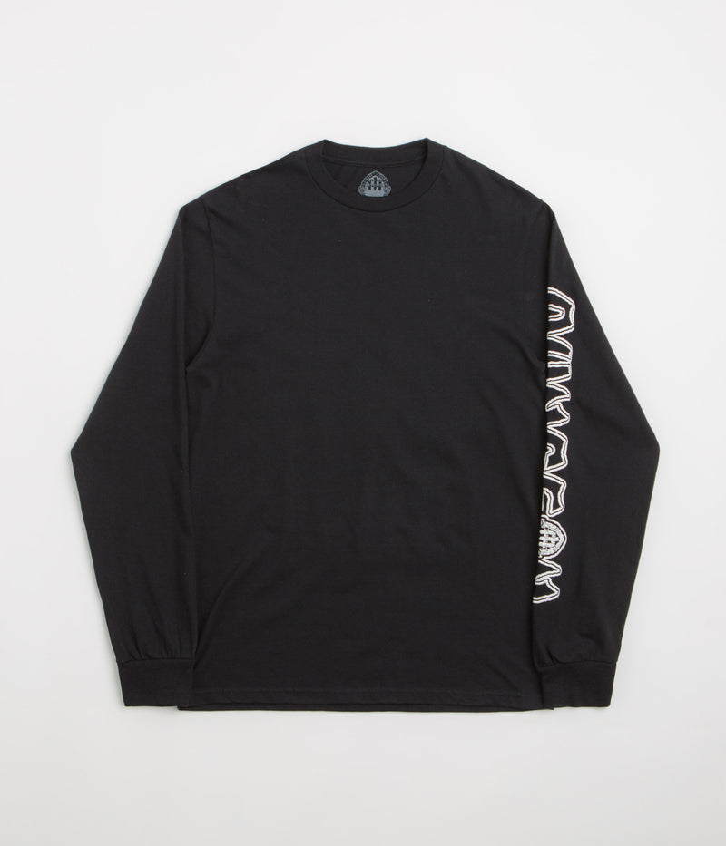 Dungeon Portcullis Logo Long Sleeve T-Shirt in Black