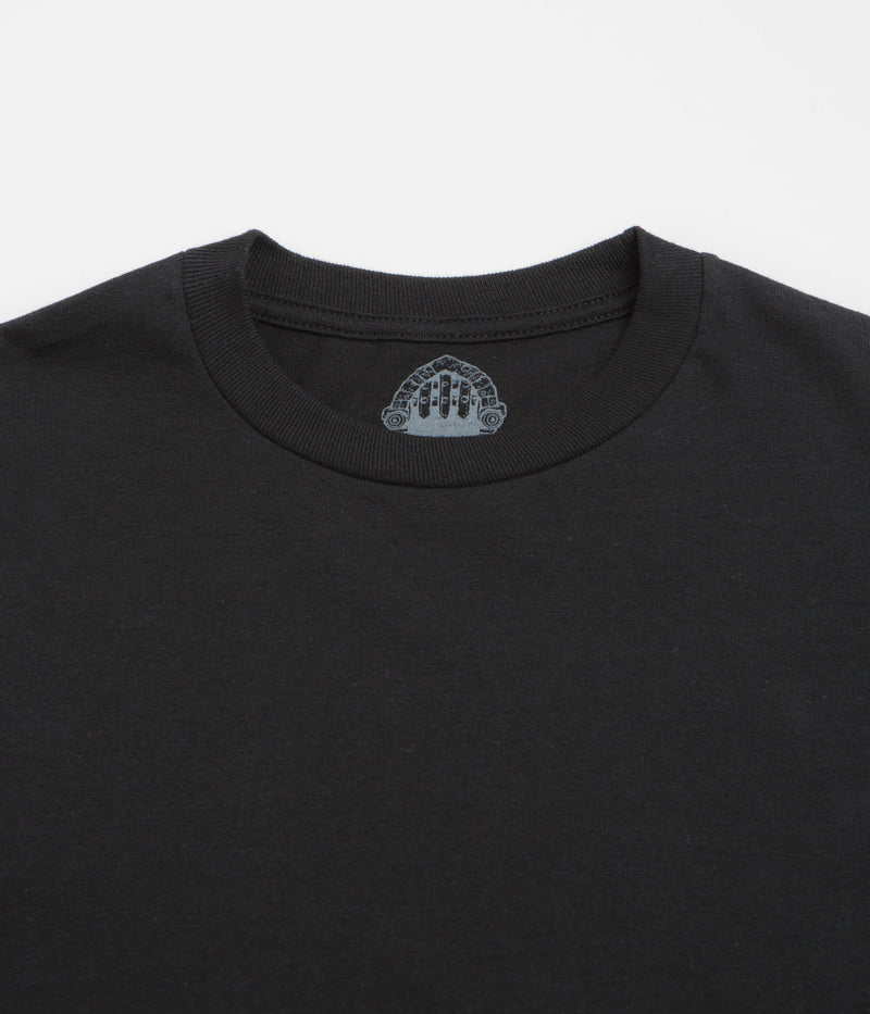 Dungeon Portcullis Logo Long Sleeve T-Shirt in Black