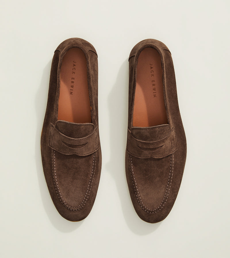 Dark Brown Suede