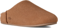 Quarter turn view Women's UGG Footwear style name Elea Slip-On in color CHESTNUT. Sku: 1171390-CHE
