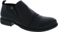 Quarter turn view Women's Biza Footwear style name Ellis in color BLACK. Sku: 7026001