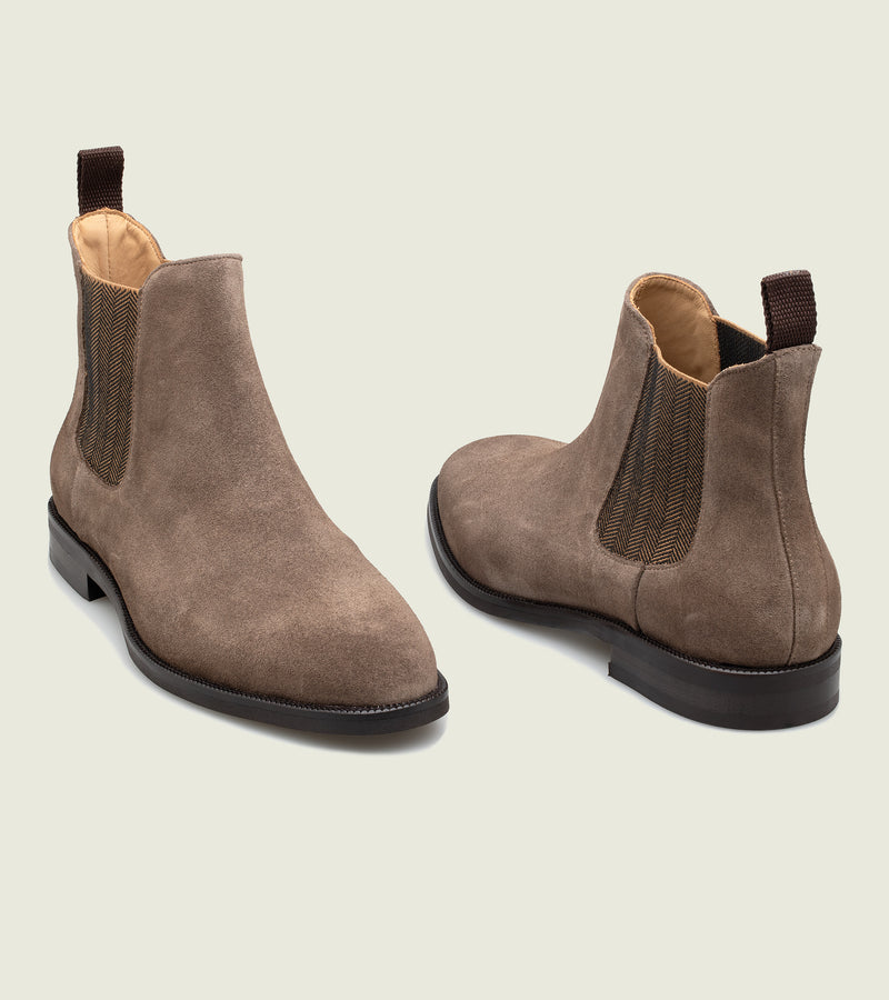 Taupe Suede