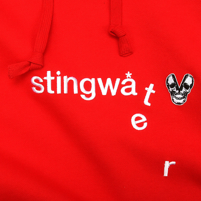 Embroidered Melting Logo Hoodie