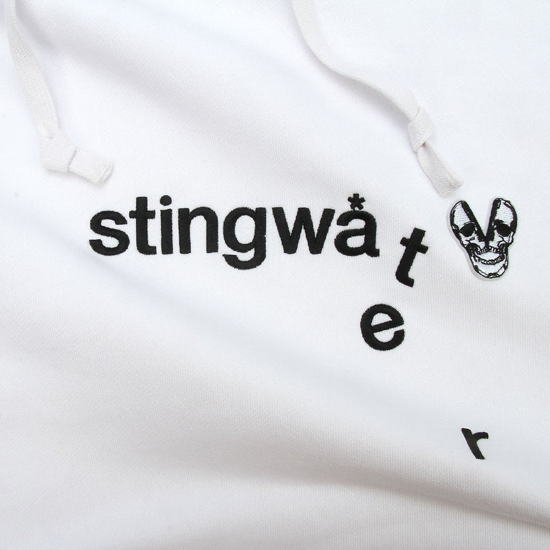 Embroidered Melting Logo Hoodie