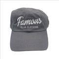 Famous Hat Grey & White