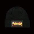 Flame Patch Logo Beanie
