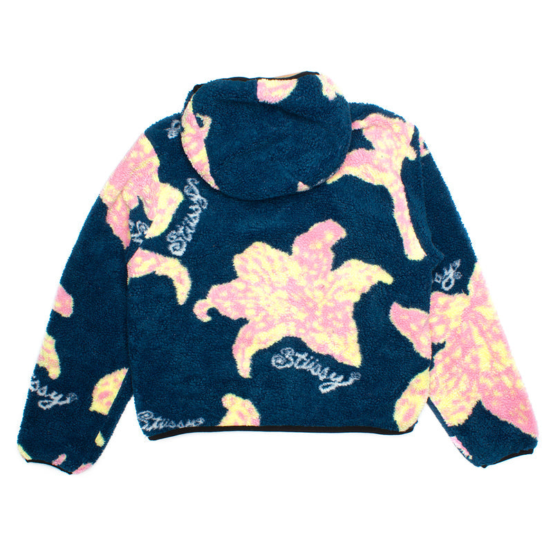Stussy Floral Sherpa Hood Jacket