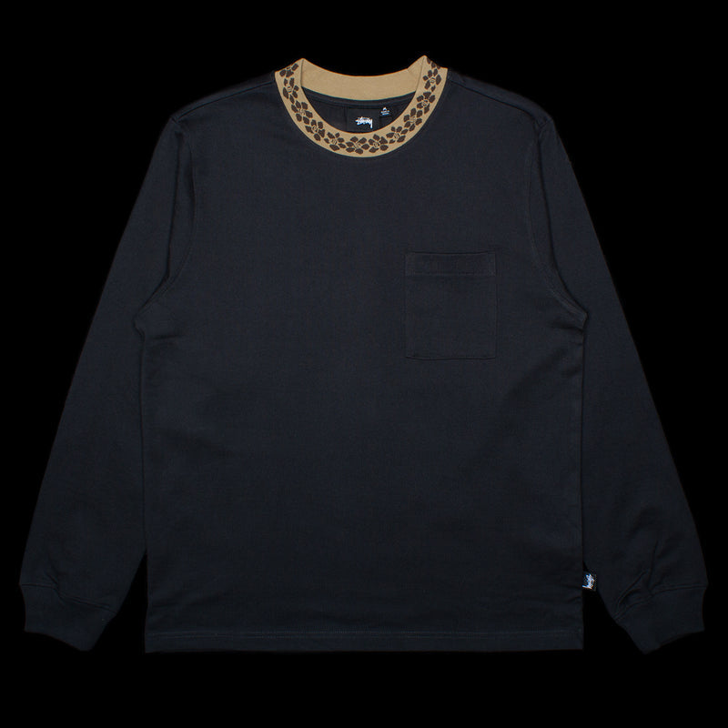 Stussy Flower Mock Neck L/S Crew
