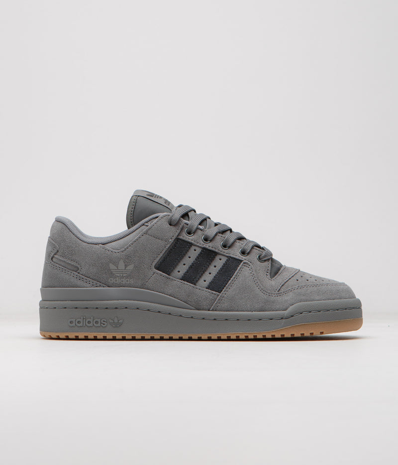 Adidas Forum 84 Low ADV Shoes in Grey Four and Carbon / Grey Three