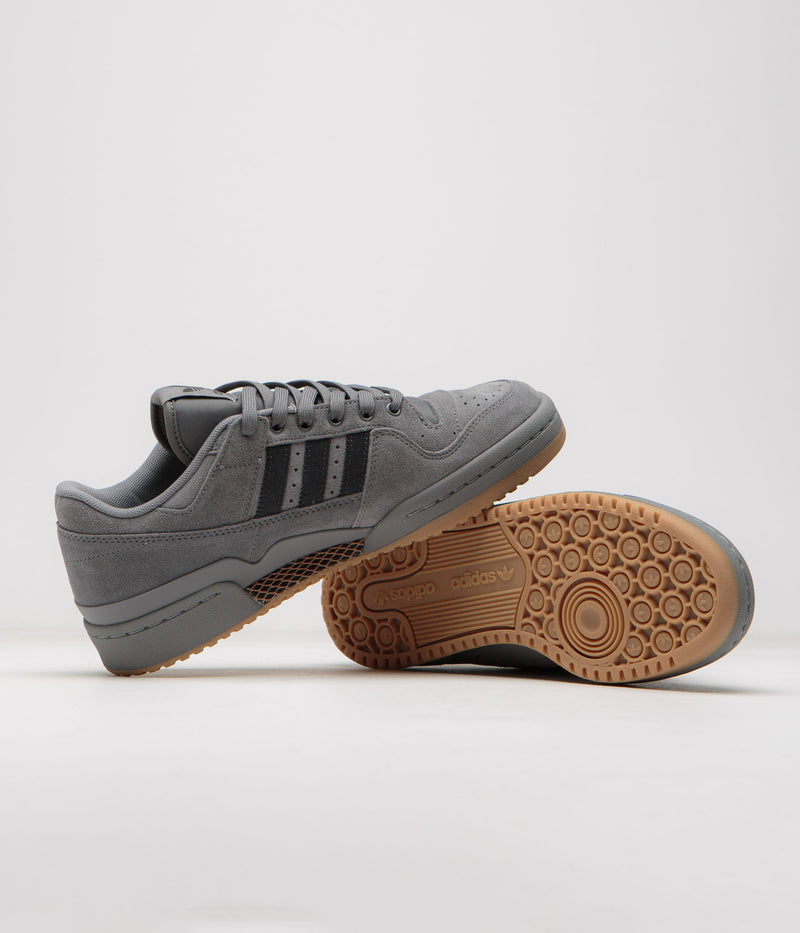 Adidas Forum 84 Low ADV Shoes in Grey Four and Carbon / Grey Three