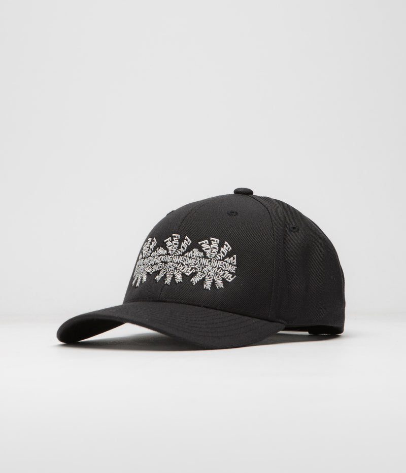 Fucking Awesome 3 Spiral Cap in Black
