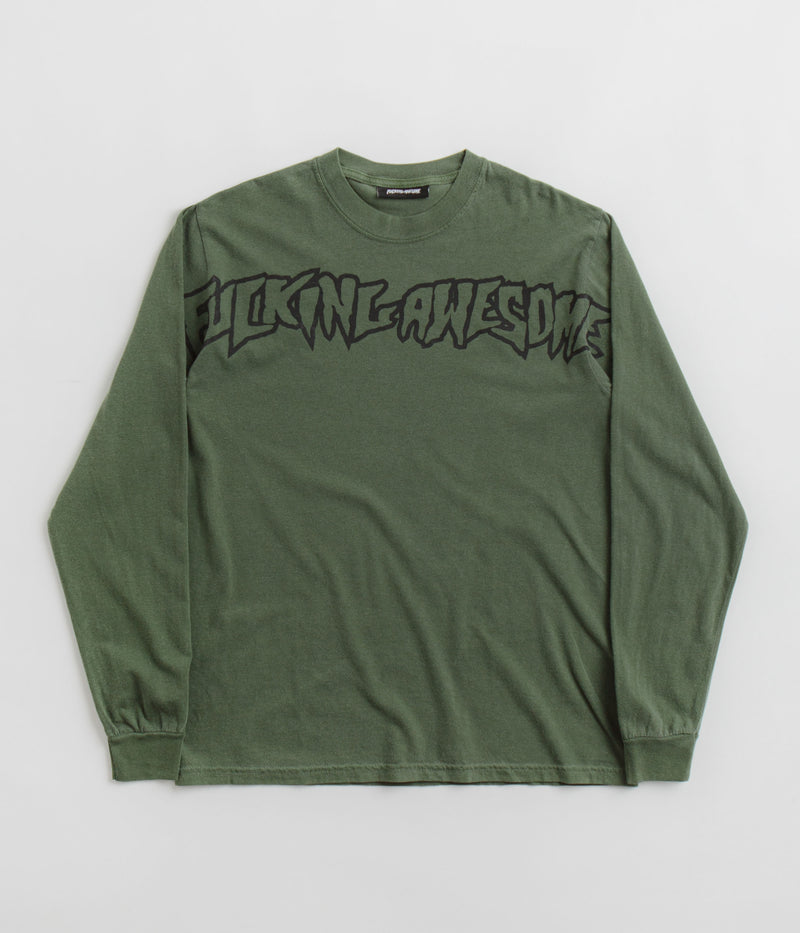 Fucking Awesome Big Stamp Long Sleeve T-Shirt in Hemp