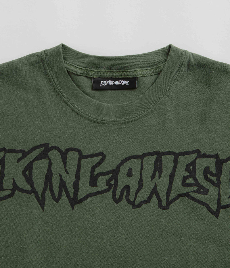 Fucking Awesome Big Stamp Long Sleeve T-Shirt in Hemp