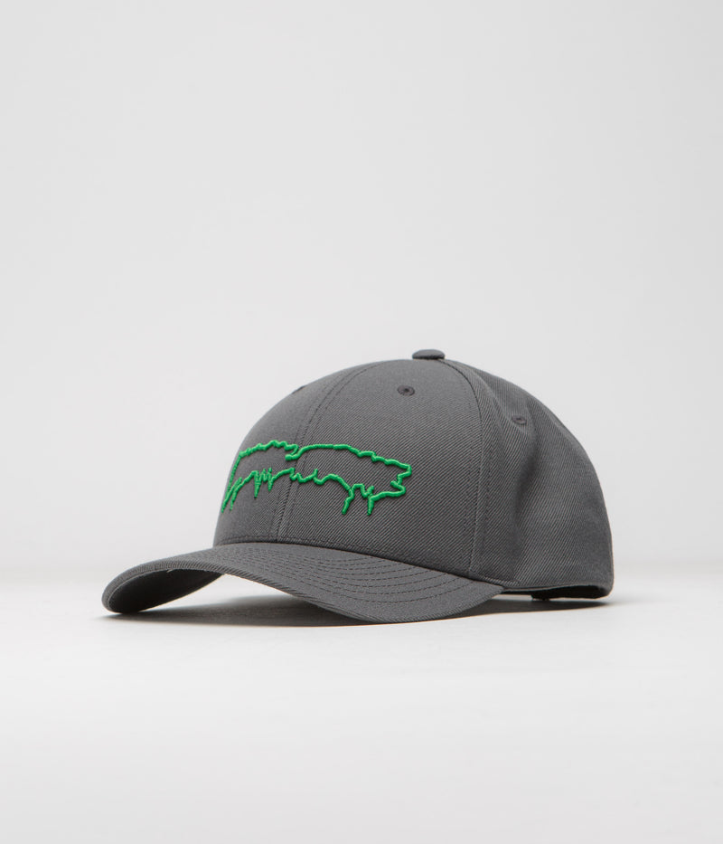 Fucking Awesome Drip Logo Cap in Charcoal