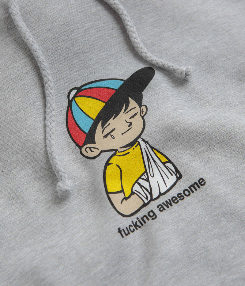 Fucking Awesome Wanto Kid Hoodie in Grey Heather
