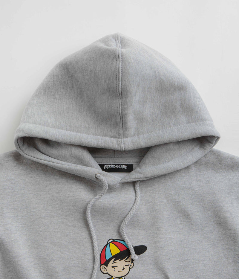 Fucking Awesome Wanto Kid Hoodie in Grey Heather