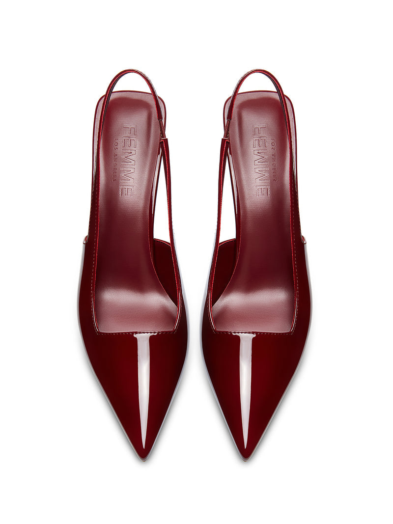 G55 Slingback - Burgundy