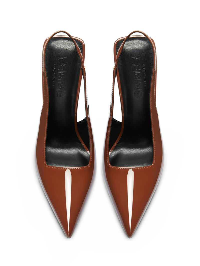 G63 Slingback 120 - Tobacco - FEMME LA