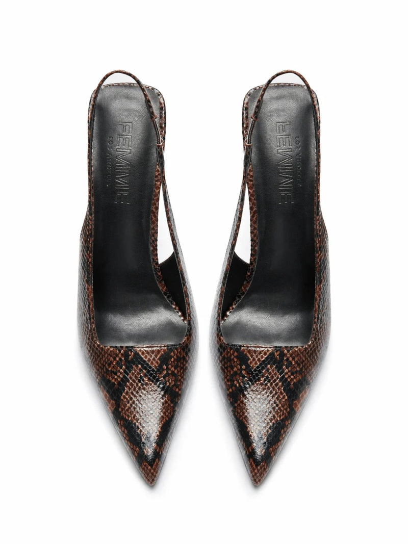 G63 Slingback - Exotic Serpent - FEMME LA