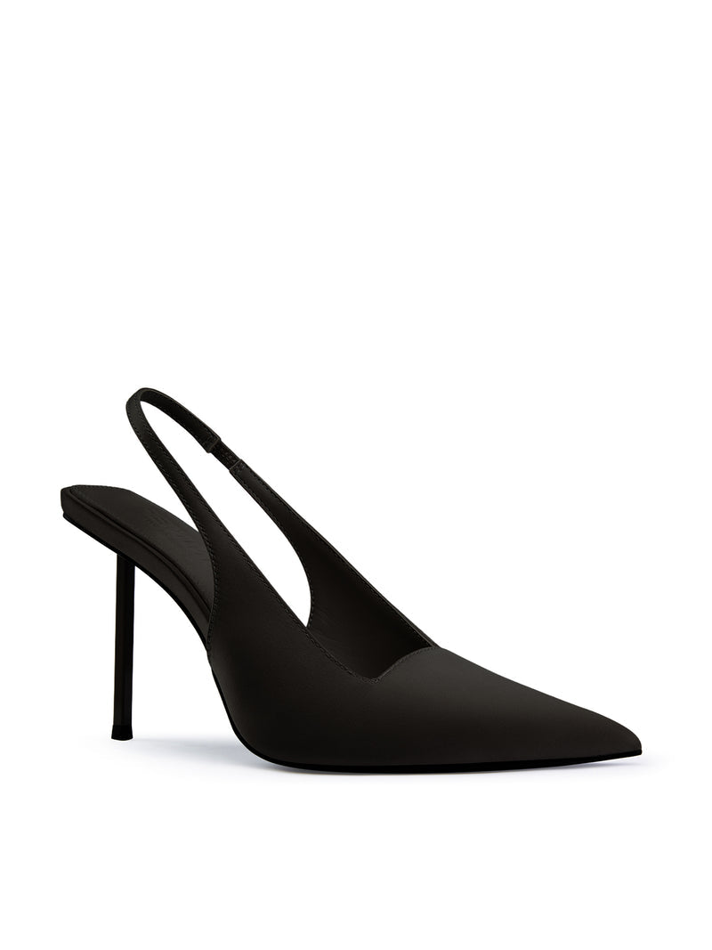 G63 Slingback - Satin Black