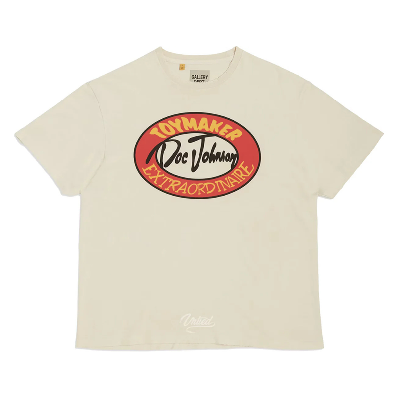 Gallery Dept 'Toymaker' Cream Tee - Men's