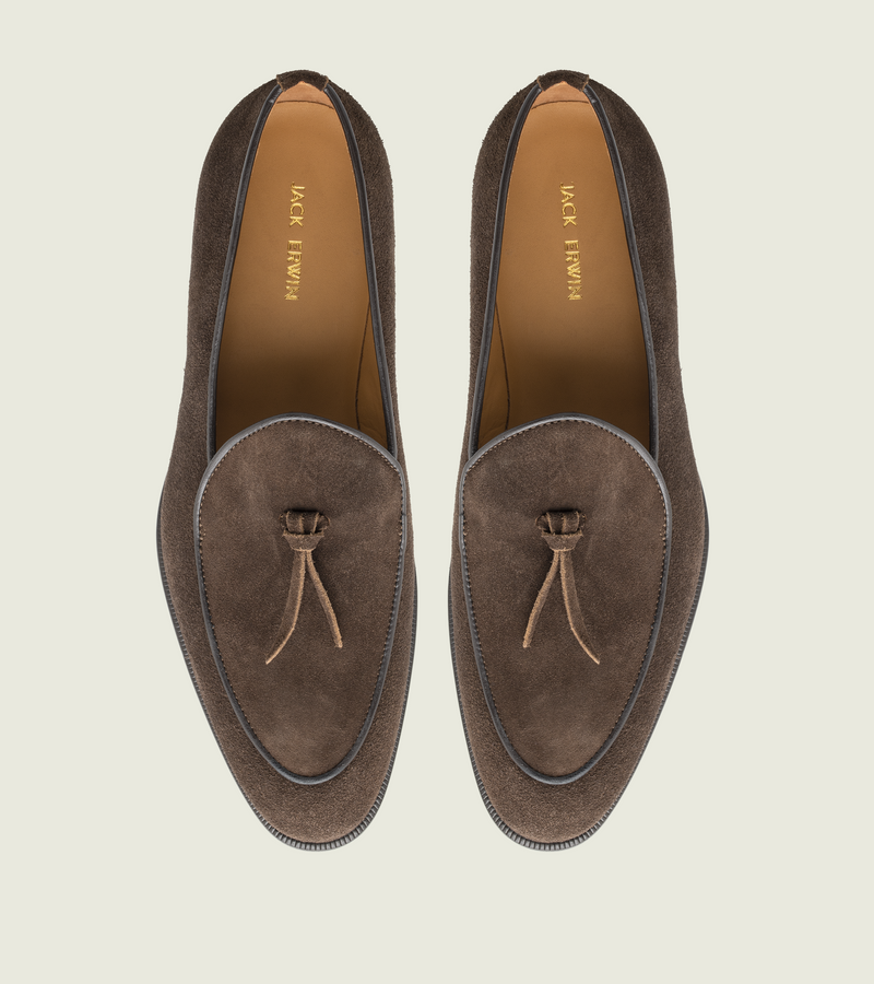 Dark Brown Suede