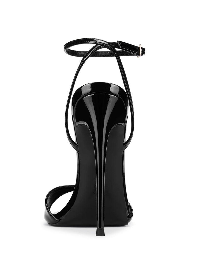 GG Heel - Patent Black - FEMME LA