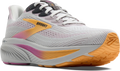 Quarter turn view Women's Brooks Footwear style name Ghost 17 Wide in color OYS/APR/PK. Sku: 120431-1D070