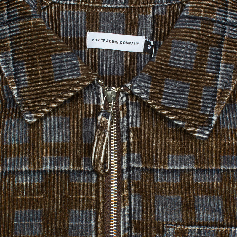 Pop Trading Company Gilles de Brock Corduroy Check Shirt
