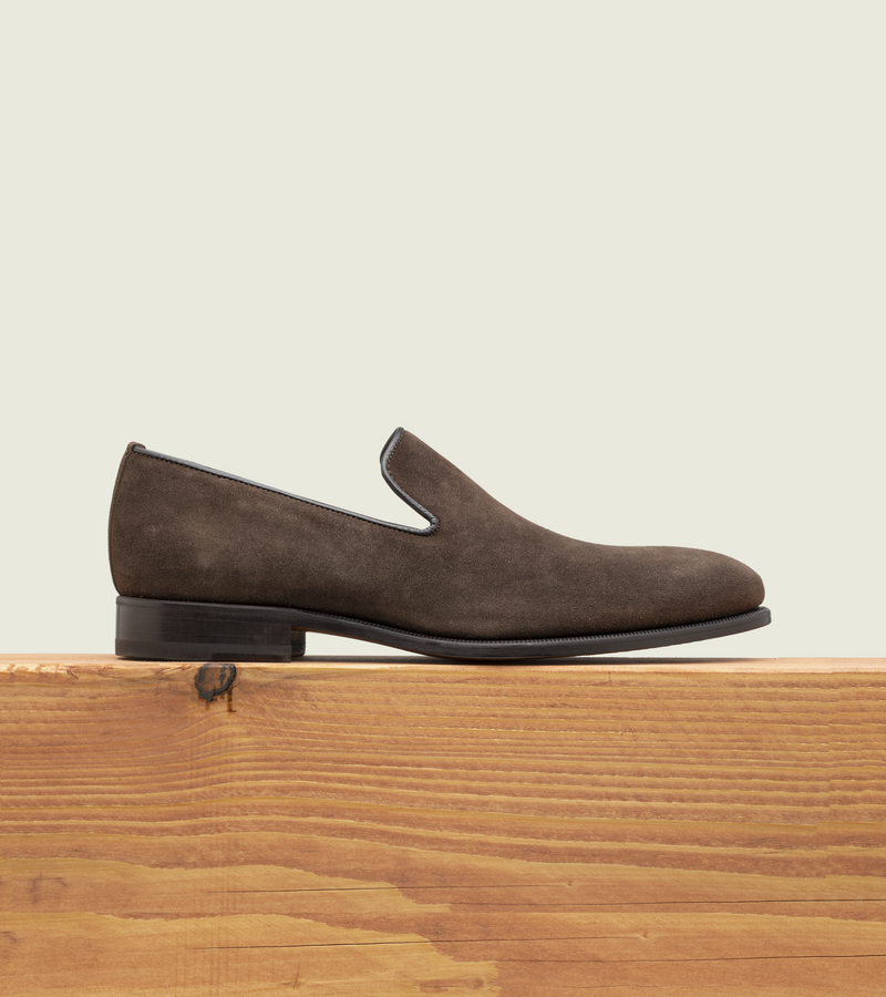 Dark Brown Suede